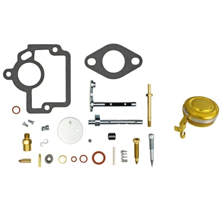 Aic Replacement Parts CARBURETOR REBUILD KIT w/FLOAT Fits IH Fits FARMALL H HV I4 O4 W4 TRACTOR IH CAR R2385-CarbKit